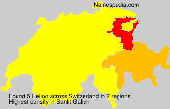 Surname Heiloo in Switzerland