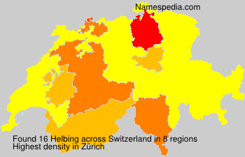 Surname Helbing in Switzerland