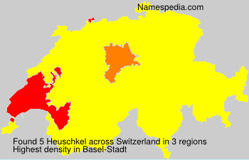 Surname Heuschkel in Switzerland