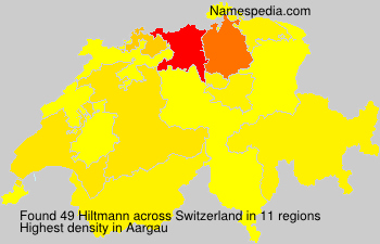 Surname Hiltmann in Switzerland