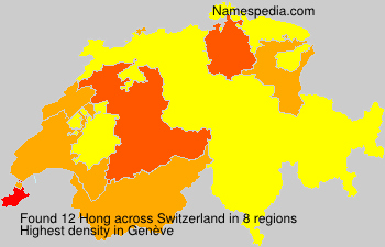 Surname Hong in Switzerland