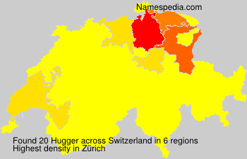 Surname Hugger in Switzerland