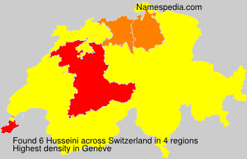 Surname Husseini in Switzerland