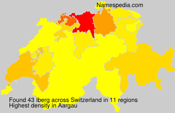 Surname Iberg in Switzerland