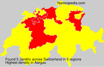 Surname Jandric in Switzerland