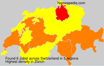 Surname Jobst in Switzerland