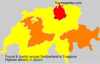 Surname Justitz in Switzerland