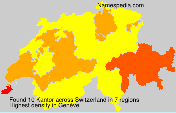 Surname Kantor in Switzerland