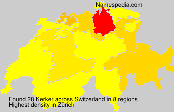 Surname Kerker in Switzerland