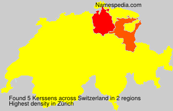 Surname Kerssens in Switzerland