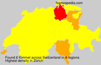 Surname Kimmel in Switzerland