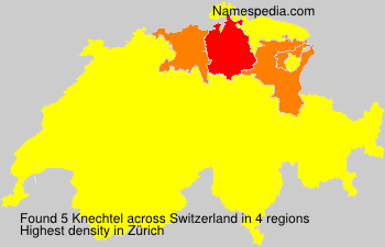 Surname Knechtel in Switzerland