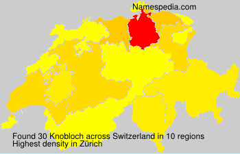 Surname Knobloch in Switzerland