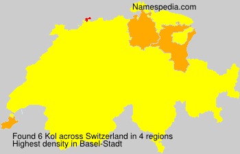 Surname Kol in Switzerland