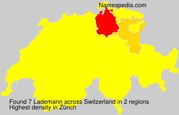 Surname Lademann in Switzerland