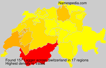 Surname Lagger in Switzerland