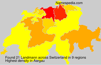 Surname Landmann in Switzerland