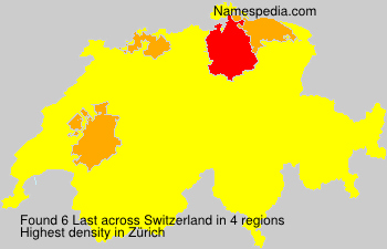 Surname Last in Switzerland