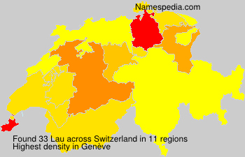 Surname Lau in Switzerland