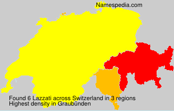 Surname Lazzati in Switzerland