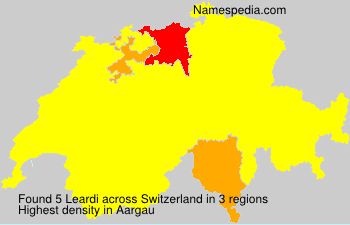 Surname Leardi in Switzerland