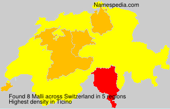 Surname Malli in Switzerland