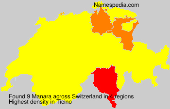 Surname Manara in Switzerland