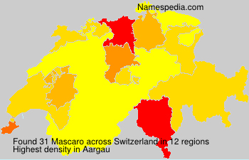 Surname Mascaro in Switzerland