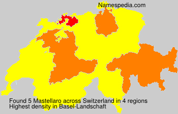 Surname Mastellaro in Switzerland