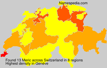 Surname Meric in Switzerland