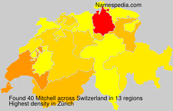 Surname Mitchell in Switzerland