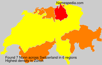 Surname Nonn in Switzerland