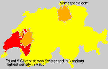Surname Olivary in Switzerland