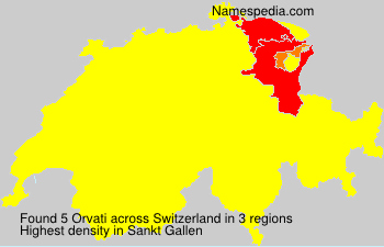 Surname Orvati in Switzerland