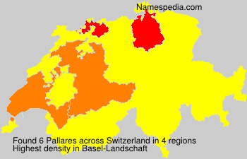 Surname Pallares in Switzerland