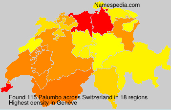 Surname Palumbo in Switzerland