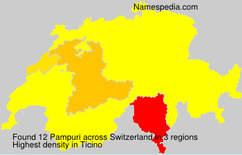 Surname Pampuri in Switzerland