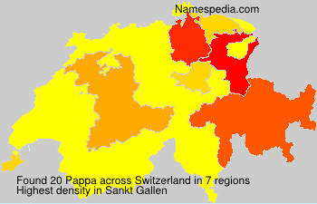 Surname Pappa in Switzerland