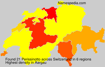 Surname Perissinotto in Switzerland