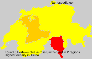 Surname Portavecchia in Switzerland