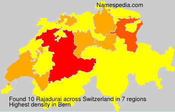 Surname Rajadurai in Switzerland