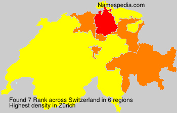 Surname Rank in Switzerland