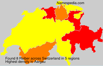 Surname Reiber in Switzerland