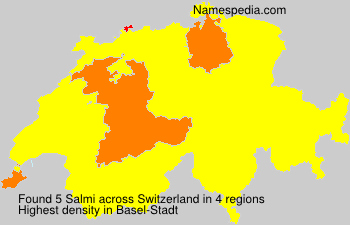 Surname Salmi in Switzerland