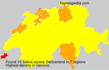 Surname Salvia in Switzerland