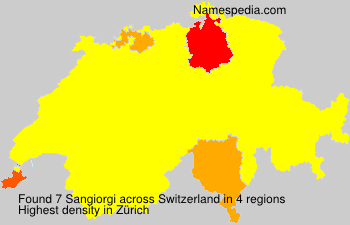 Surname Sangiorgi in Switzerland