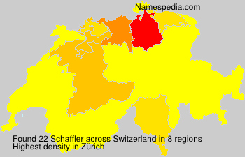 Surname Schaffler in Switzerland
