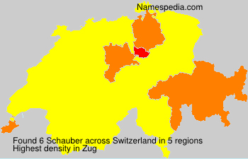 Surname Schauber in Switzerland