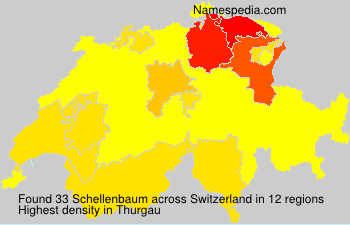 Surname Schellenbaum in Switzerland