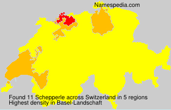 Surname Schepperle in Switzerland